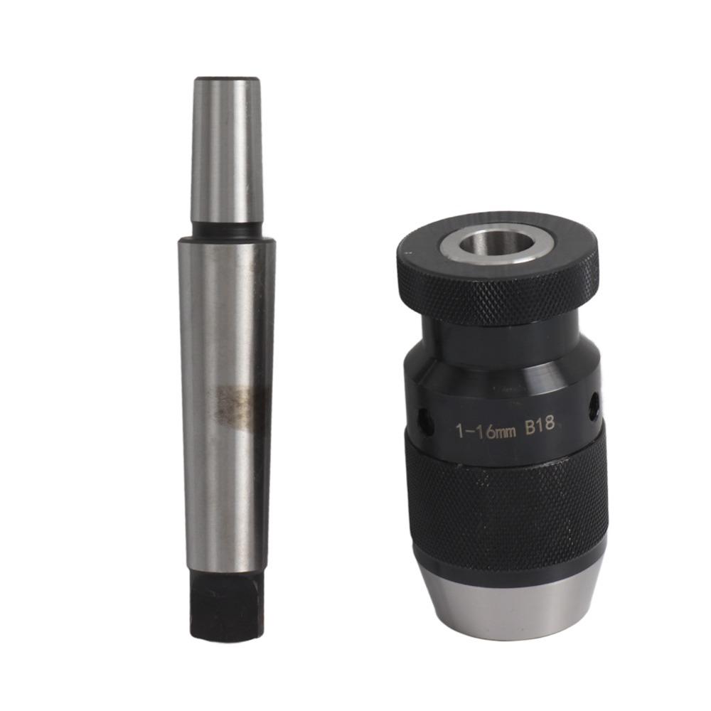 MT3-B18 Taper Arbor Lathe Chuck 1-16mm Capacity Drill Press Chuck Drilling Machines