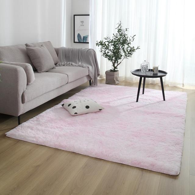 For Bedroom Living Room Home Carpet Nordic Fluffy Plush Children 'S Room Decor Non Slip Mats Lounge Porch Table Coffee Large Rugs