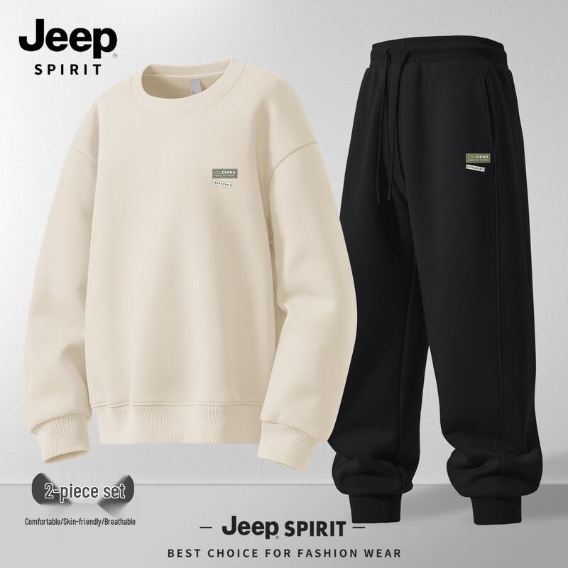 Мужской повседневный комплект: толстовка и брюки JEEP SPIRIT 2025