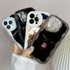 LZ10 Cat Body Language Clear Soft Wave Phone Cases for iPhone 15 13 Pro Max 12 Mini 14 8 Plus XS Max XR 6 Protection Back Cover