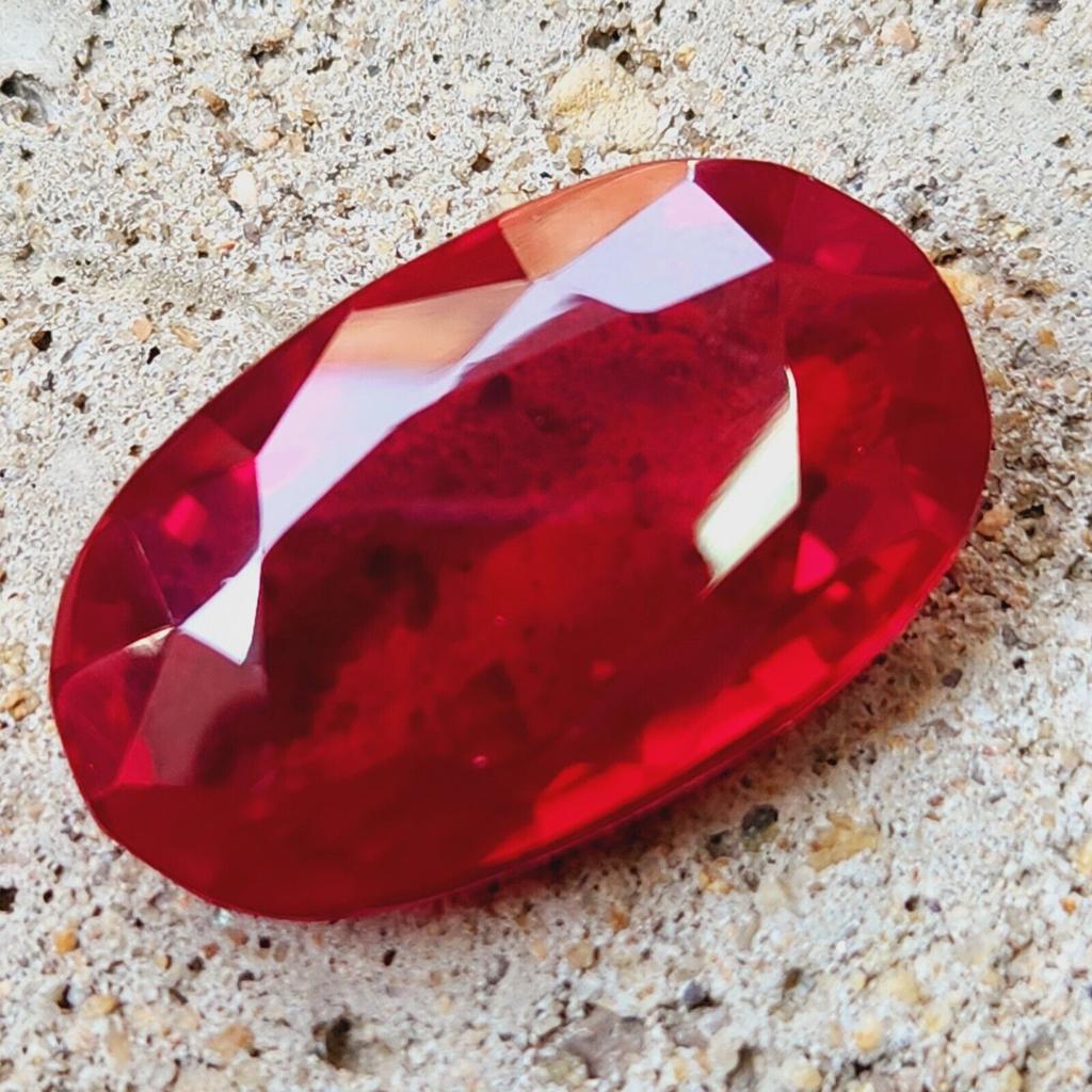 78.00 Ct Natural Mozambique Red Ruby Oval Cut Certified Loose Gemstone