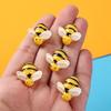 Lovely Resin Cartoon Honeybee Applique Handmade Craft Project Headband Shoes Flatback Patch Self Adhesive Accessories