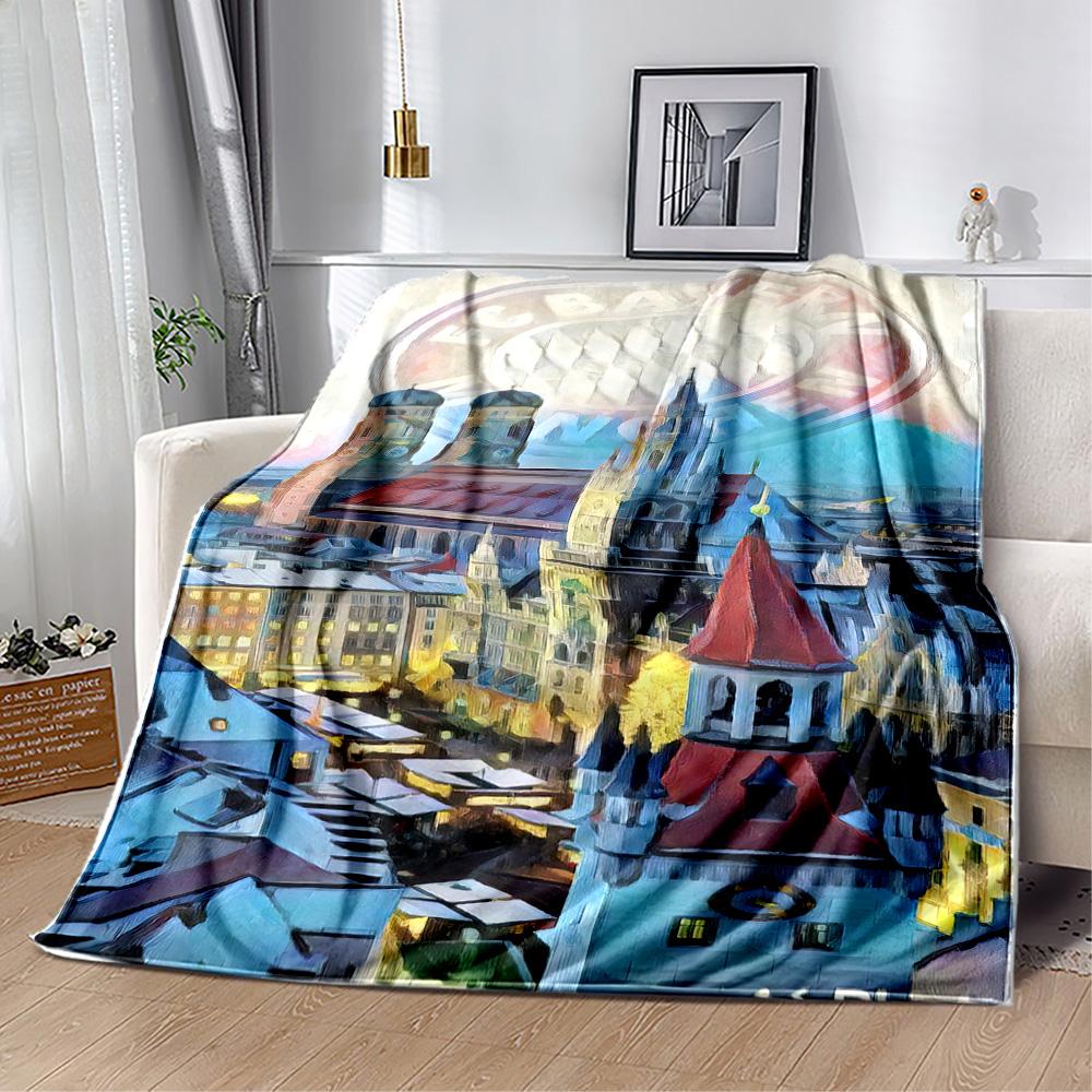 Bayern Munich Blanket Ultra-Soft Great for Chair Livingroom Bed Four Seasons Universal Digital Print Birthday Christmas Gift Blanket