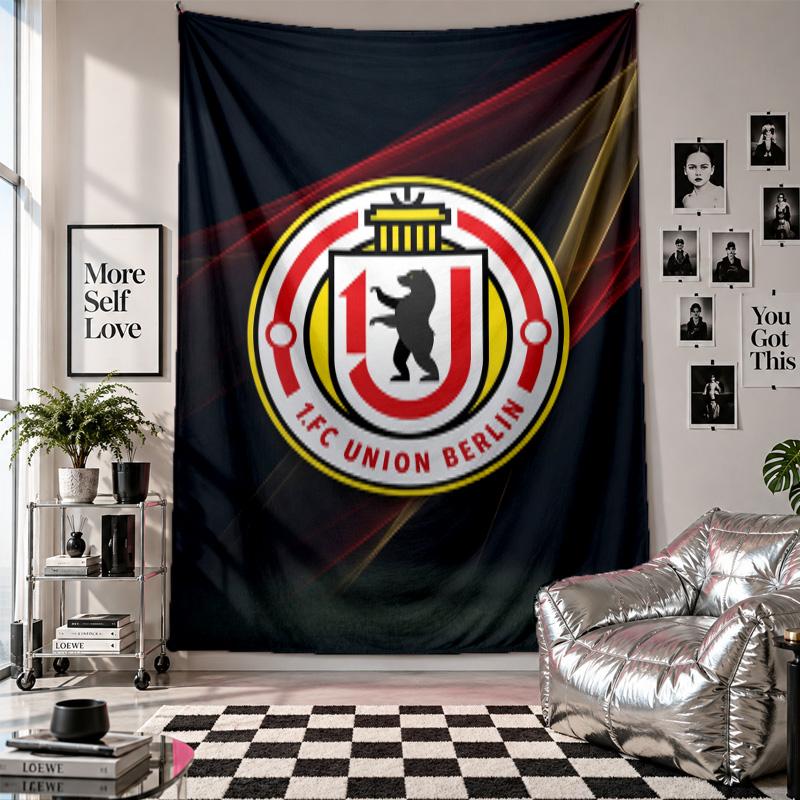 Union Berlin FC Wall Tapestry Home Decor Wall Hanging Cloth for Bedroom Living Room Background