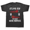 It's My Job To Play with Plumber T-Shirt Funny Humor Plumbing Handyman Jokes Tee Tops Casual Summer Cotton T Shirts