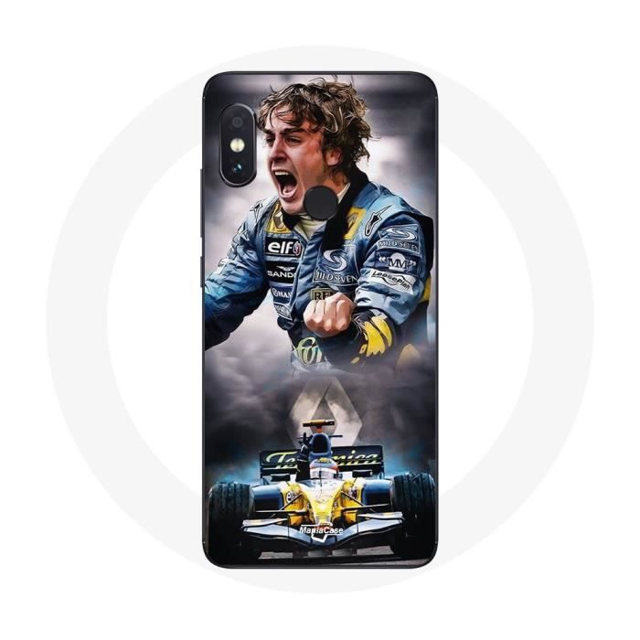 Чехол для Xiaomi Redmi Note 5 AI Dual Camera Формула 1 Фернандо Алонсо Пилот Ф1
