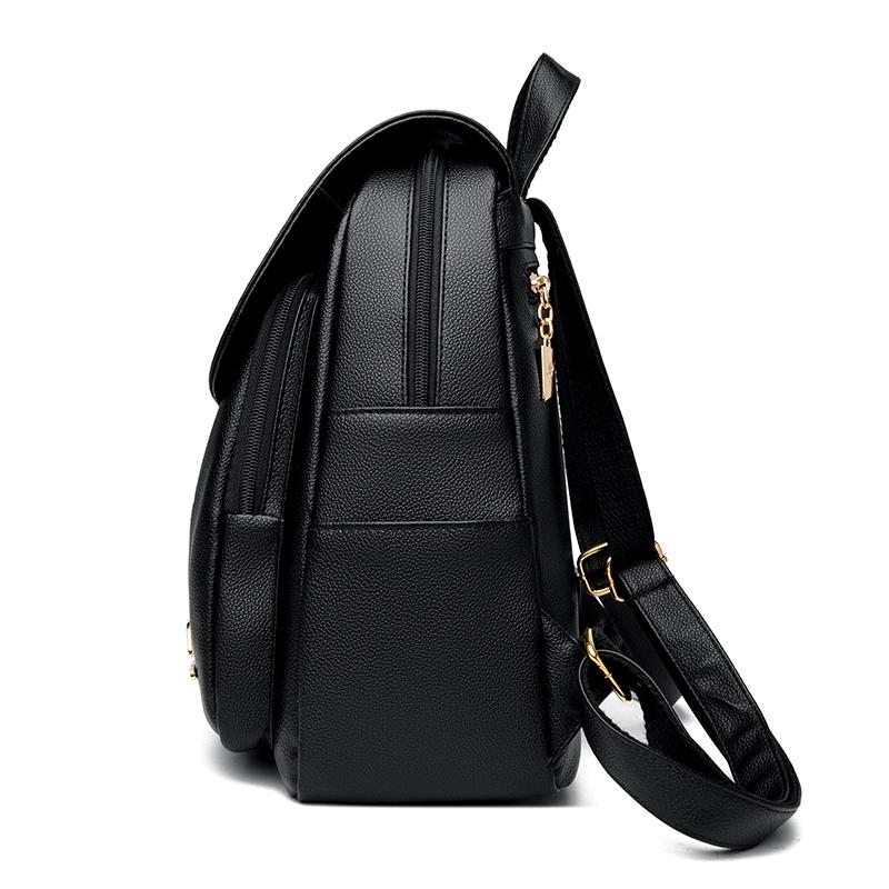 Женская мягкая кожаная сумка, рюкзак для мамы, противоугонный дорожный рюкзак