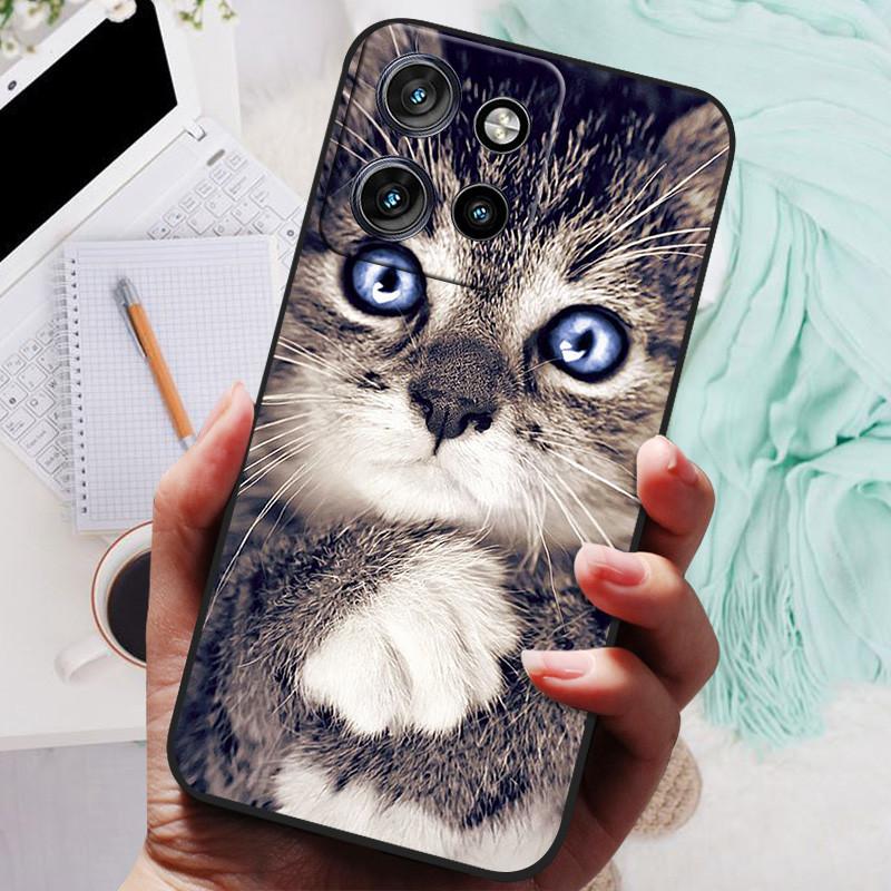 Для Motorola Edge 50 Neo 5G Чехол Лев Волк Силиконовая Мягкая Задняя Крышка Для Motorola Moto S50 edge50 Чехол для Телефона Защитный Чехол