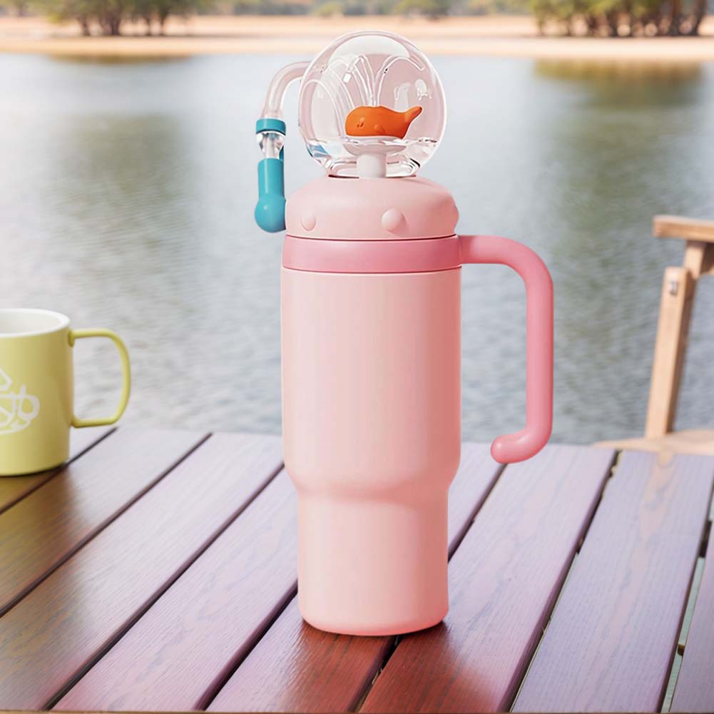 24 унции Чашки для воды из нержавеющей стали с китами для детей, подростков и взрослых