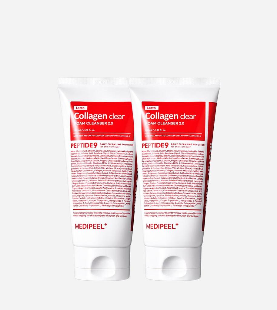 MEDI-PEEL ОЧИЩАЮЩАЯ ПЕНКА С КОЛЛАГЕНОМ RED-LACTO (NEW) 120мл