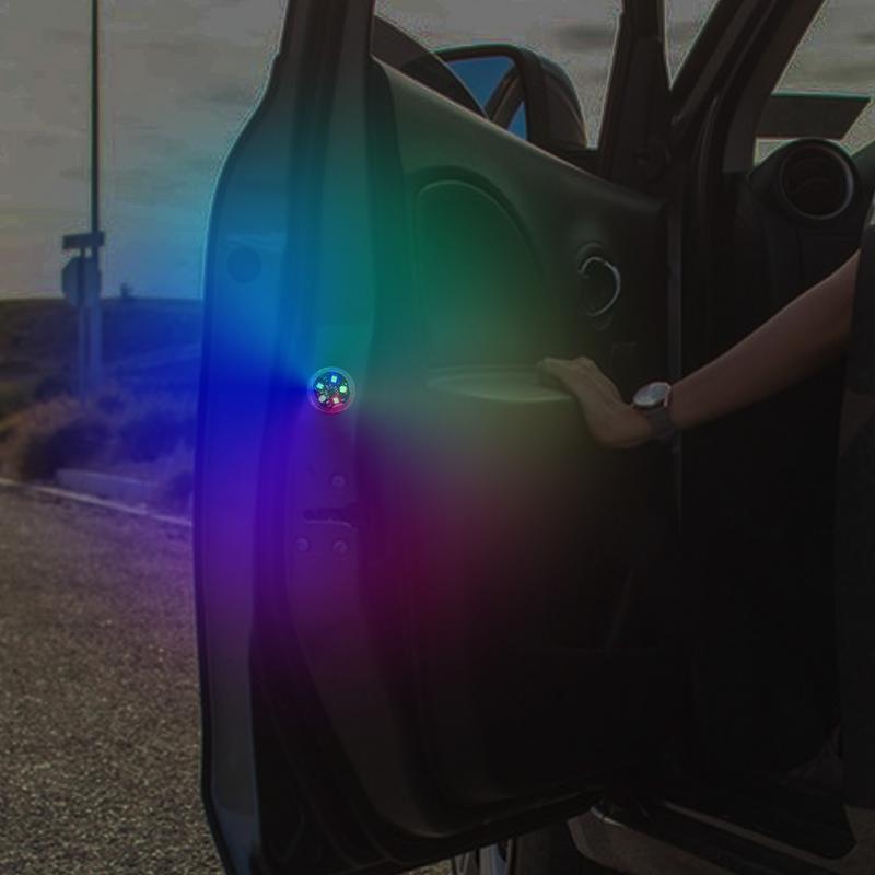 Автомобильные дверные предупреждающие огни, автомобильная дверная полоса, 5 шт., беспроводной автоматический сигнальный фонарь для кузова, водонепроницаемый, защита от столкновений сзади для автомобиля