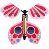 Magic Flying Butterfly Bookmark: Creative Decompression Toy with Paper Flower Design