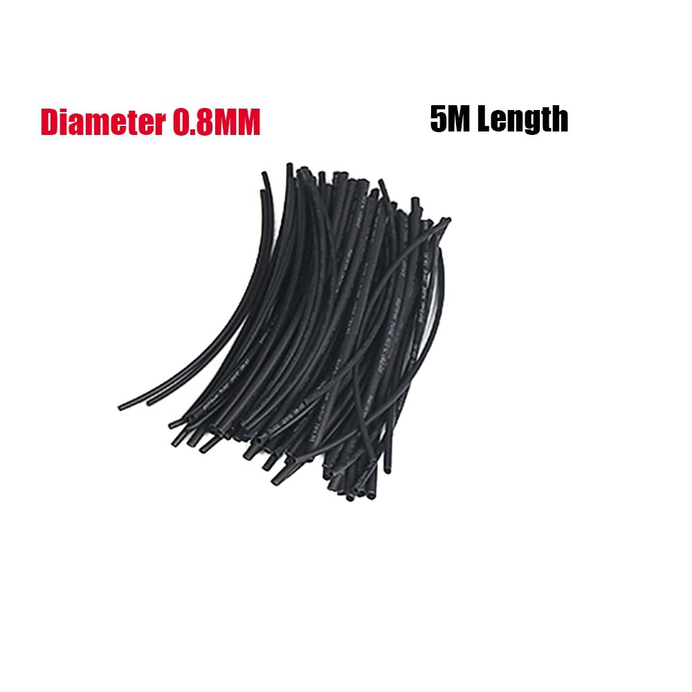 Combination Black Color Tubing Wire Heat Shrink Tube Electrical Cable Tubes Wrap Sleeve Assorted