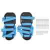 Lawn Aerator Shoes Garden Scarifier Shoes Soil Aeration Spike Shoes for Patio Yard Grassland Blue
