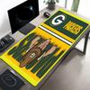Green Bay Packers Print Mouse Pad, Anti‑Slip Desktop keyboard Mat, for PC Laptop Gaming Working Daily Use, Cool Festival Birthday Gift
