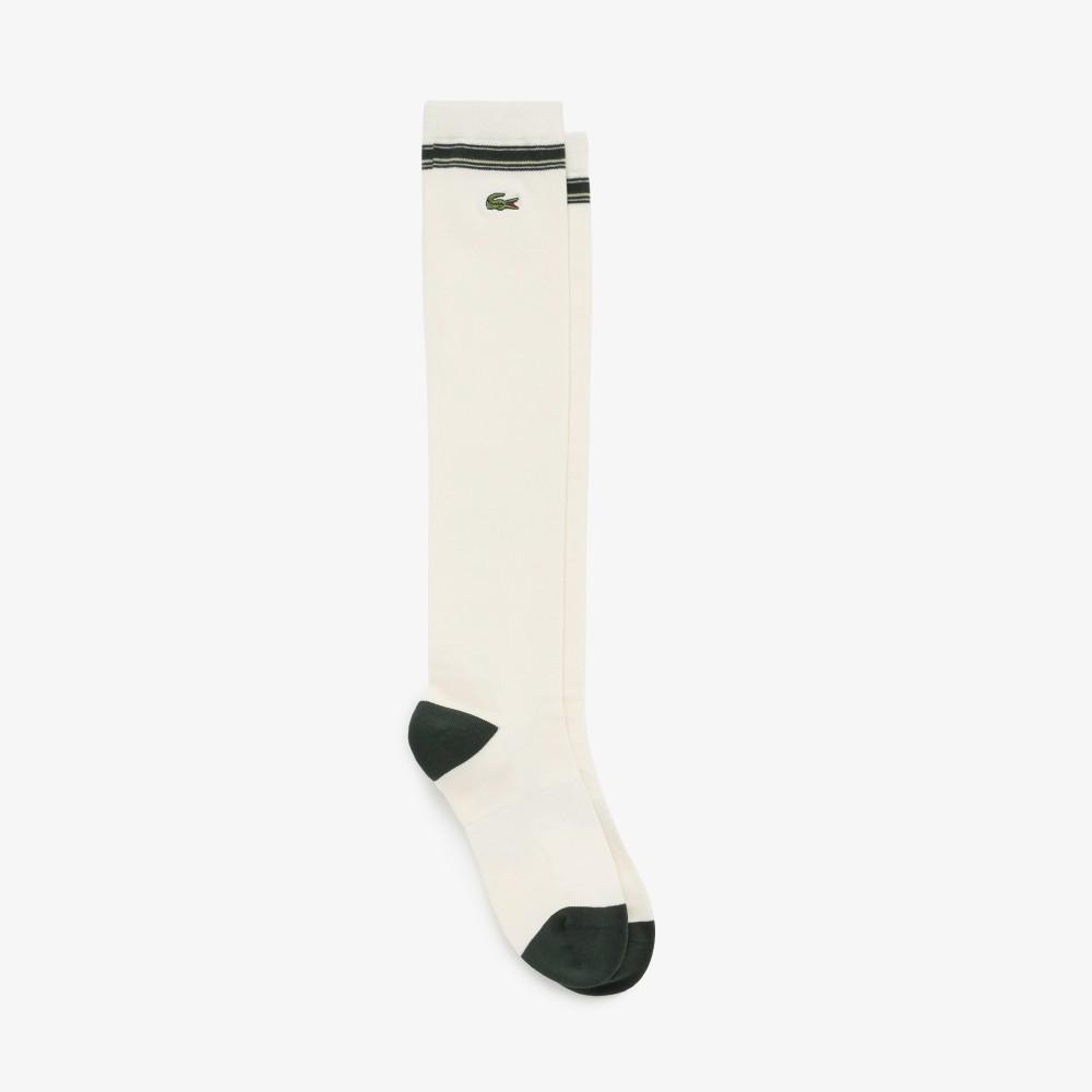 Lacoste Женские полосатые амортизирующие гольфы RA128E-56G