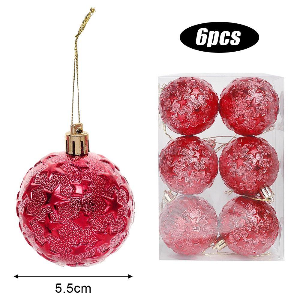 Милый рождественский шар-украшение Starc с гальваническим покрытием, ПВХ, подвеска, рождественский подарок, рождественские подвесные украшения для елки