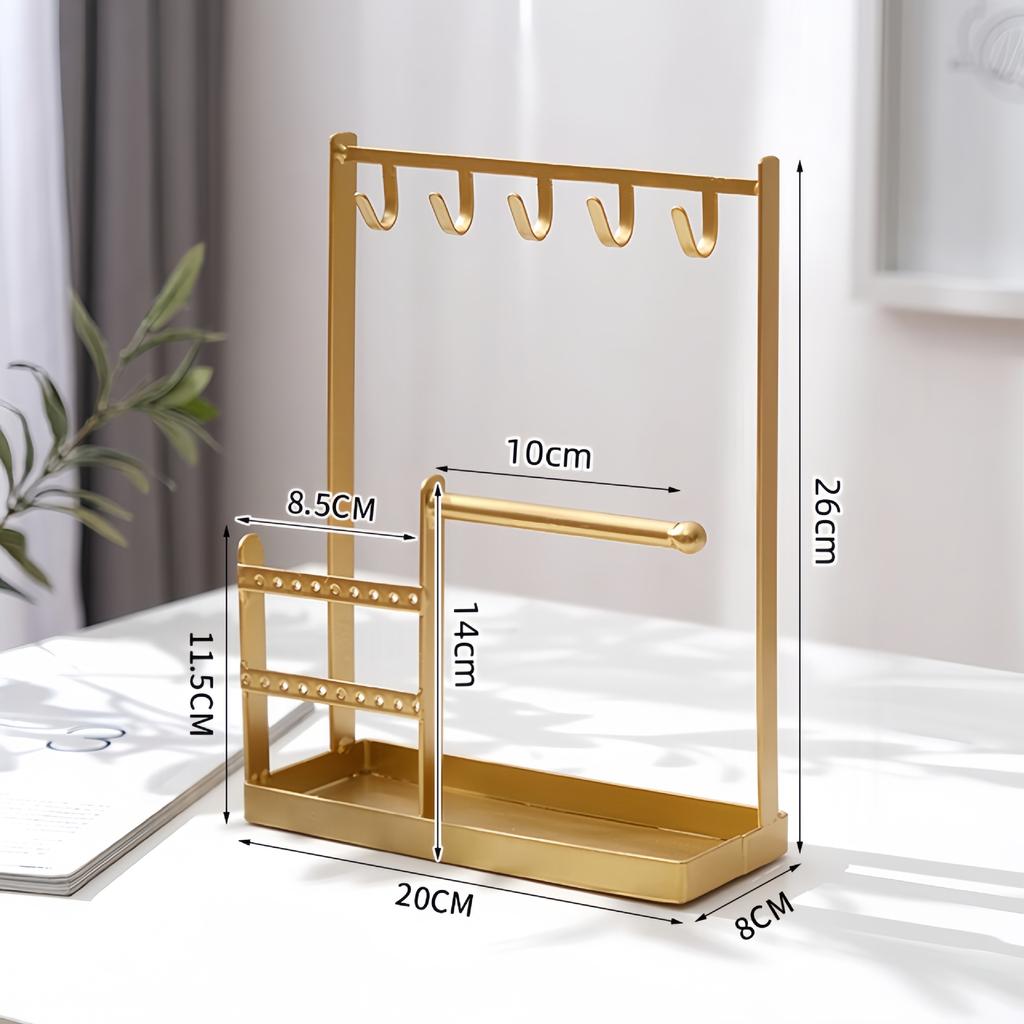 Многофункциональная стойка для ювелирных изделий, органайзер для сережек, ожерелий, женщин, браслетов, часов, настольная стойка для хранения