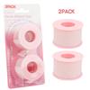 2 Rolls/Set Eyelash Extension Tape Non-woven Gentle Silicone Tape For Grafting False Eyelash Patch Under Eye Pads Tool
