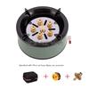 3 in 1 8KW Windproof Camp Stove Camping Gas Stove with Fuel Canister Adapter, Piezo Ignition, Carry Case, Stove Burner