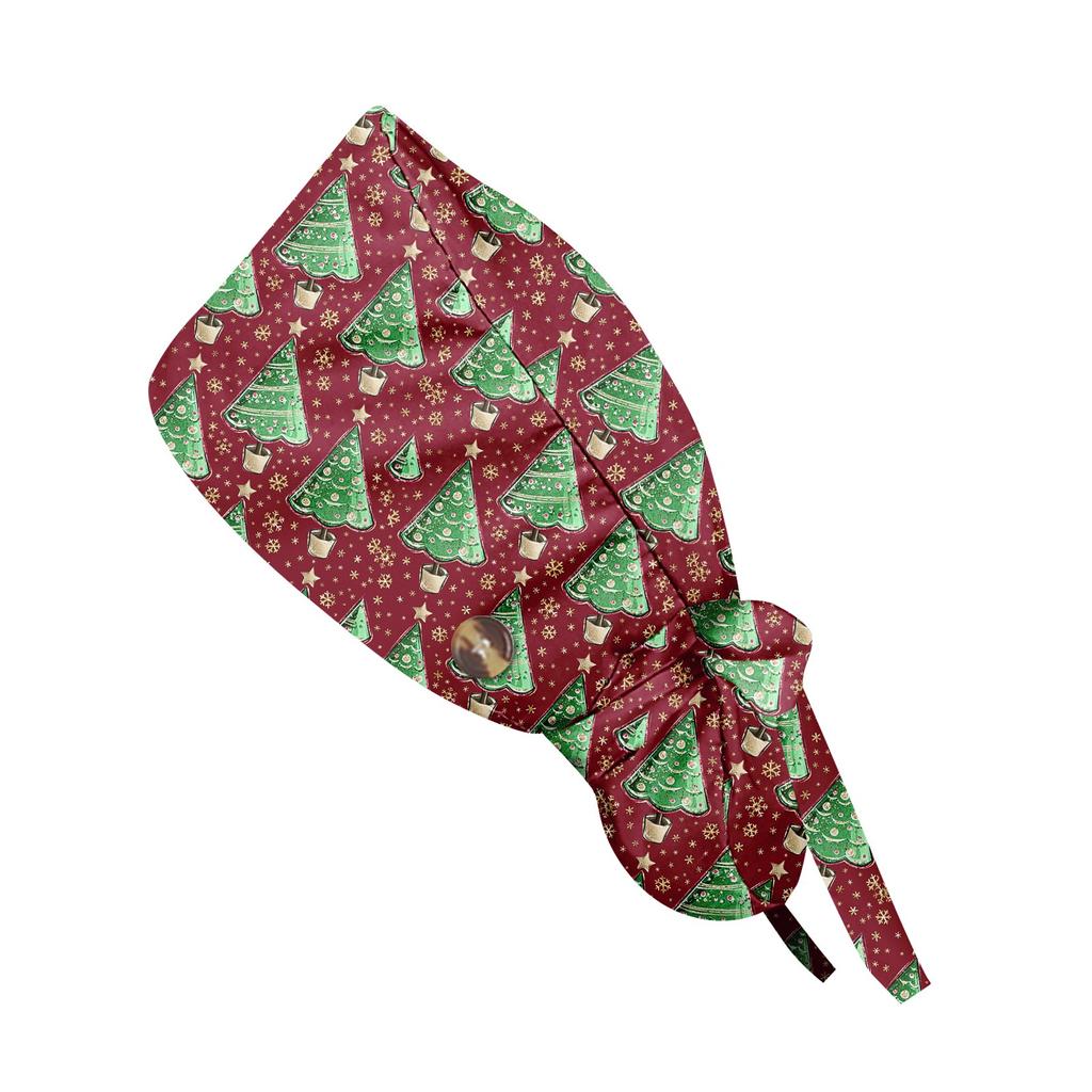 Модная рождественская рабочая кепка с принтом, повседневная женская кепка с хвостиком, кепка с повязкой, кепка Baotou