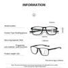 Unisex Ultralight TR90 Multifocal Glasses Trendy Men Women Sports Progressive Reading Glasses Retro HD Lens Presbyopia Glasses