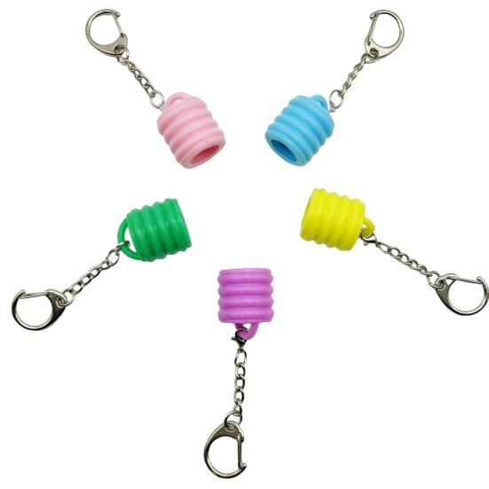 Брелок для ключей, держатель для помады, прочный брелок для кармана, рюкзака, сумки, украшение, крепление для помады