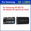Запасная батарея для камеры SB-LSM80 SB LSM80 SBLSM80 Перезаряжаемая батарея для камеры SAMSUNG VP-DC175 VP-DC565 VP-DC575 SC-D357