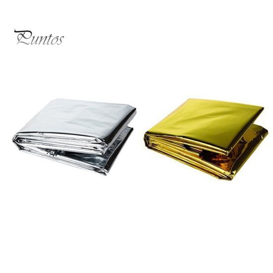 Аварийное тепловое одеяло Портативные водонепроницаемые одеяла для выживания Ветрозащитное влагостойкое одноразовое теплоотражающее снаряжение для выживания на открытом воздухе