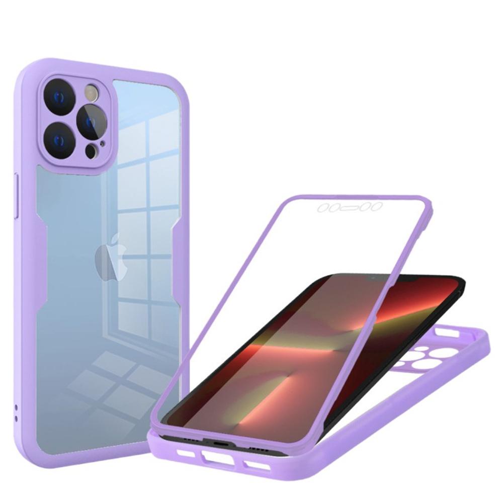 Роскошный чехол с полной защитой 360° для iPhone 16 15 14 Plus 13 12 Pro Max Двусторонний мягкий чехол для iPhone 11 X XR XS Max