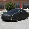 Чехол для автомобиля на все сезоны со светоотражающими полосами, водонепроницаемый, с защитой от УФ-излучения, снега и ветра, защищает от солнца, дождя и снега.