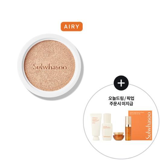 [Sulwhasoo 4 вида, в порядке живой очереди] Sulwhasoo Perfecting Cushion Airy, сменный блок 15 г
