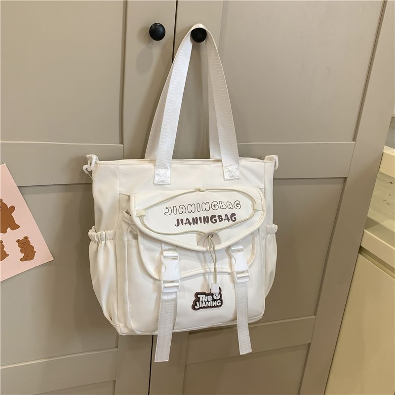 1pcs / 2 Pcs School Bags for Teenage Girls Red Alphabet Cute Gift Students Bookbag Letters Travel Waterproof Bagpack