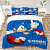 Sonic Adventure Print 3Pcs Bedding Setduvet Cover With 2 Bedropillowcase Home Birthday Gift