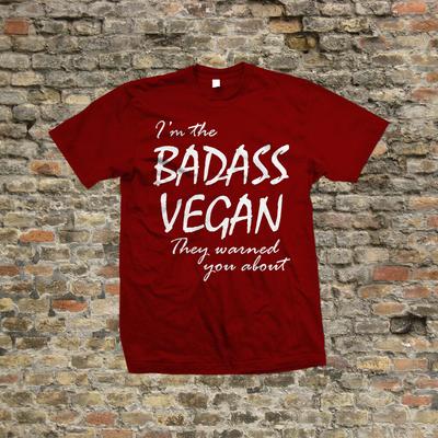 Футболка унисекс Badass Vegano Camiseta Opciones de Unisex