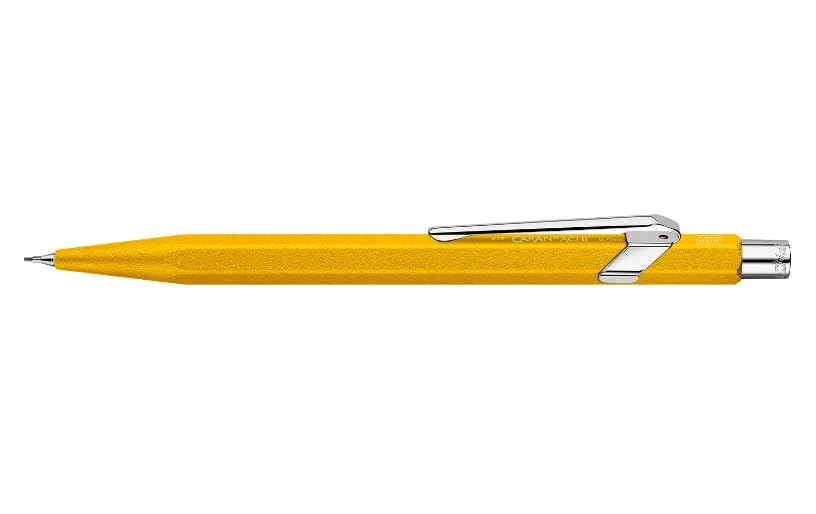 CARAN Механический карандаш 849 Цвет Матовый X Желтый Металлическая Банка Официально Импортировано D'ACHE MF0844-743 0.5мм