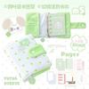 MINKYS New Arrival M5 Four-Clover Soft Fabric Material Notebook Planner 2026 Year Daily Journal Agenda Book Gift Stationery