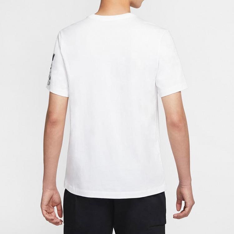 Nike Sportswear Crew Neck Casual Short Sleeve T-Shirt Men Tops White CW0385-100