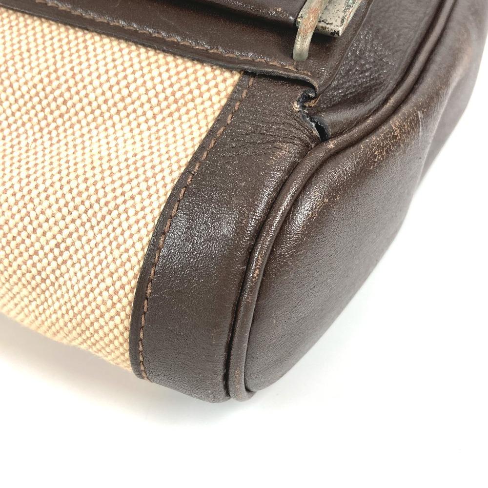 Hermes Equi Pouch Сумка-клатч с клапаном Кожа/Холст Бежевый/Коричневый