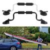 Universal Kayak Roller Boat Pusher Car Roof Rack Suction Cup Mount Holder