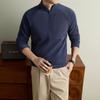 Mens Half-Zip Fleece Sweatshirt Stand Collar Casual Warm Outerwear Young Adults