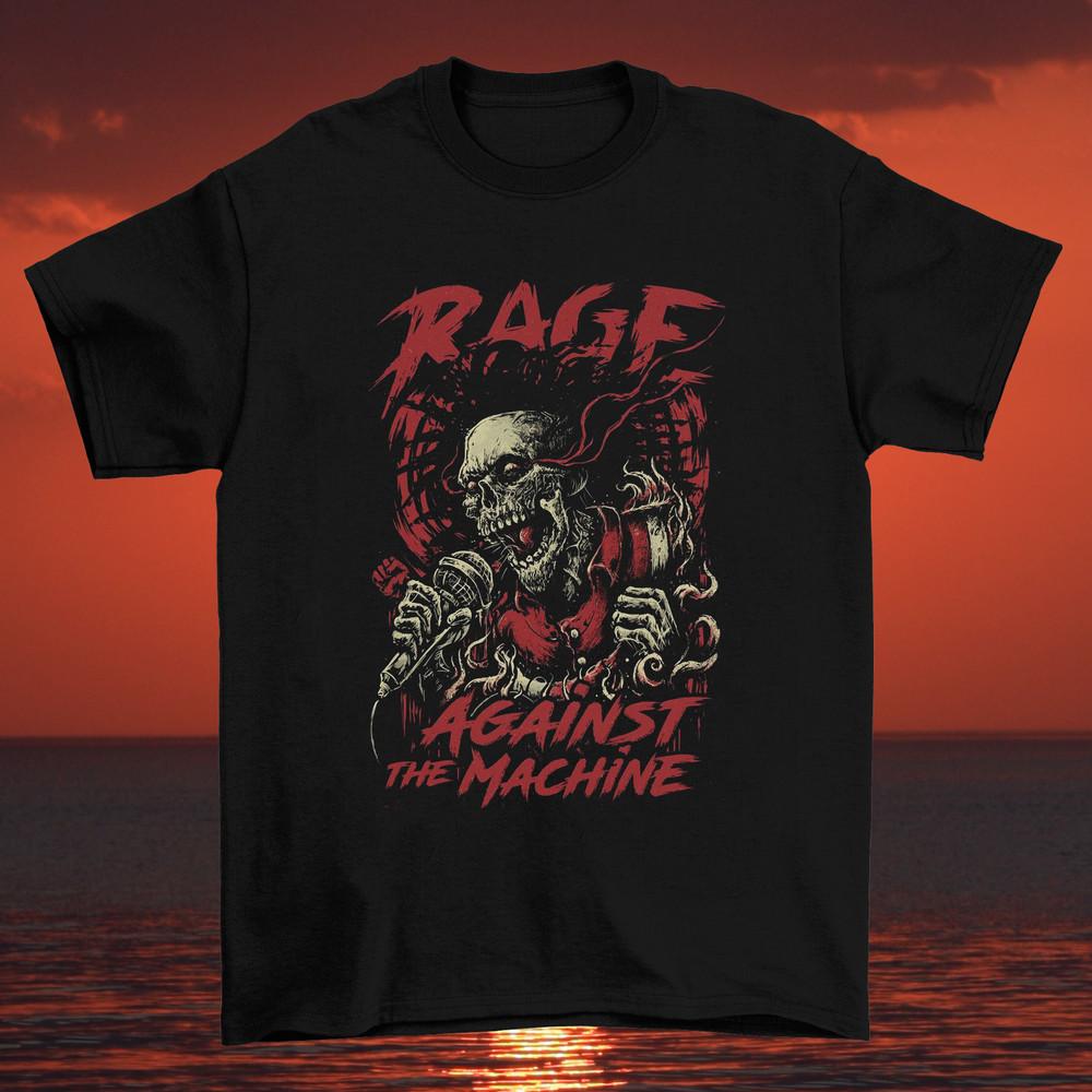 Футболка с принтом группы Rage Against The Machine Полный размер S-5XL Унисекс