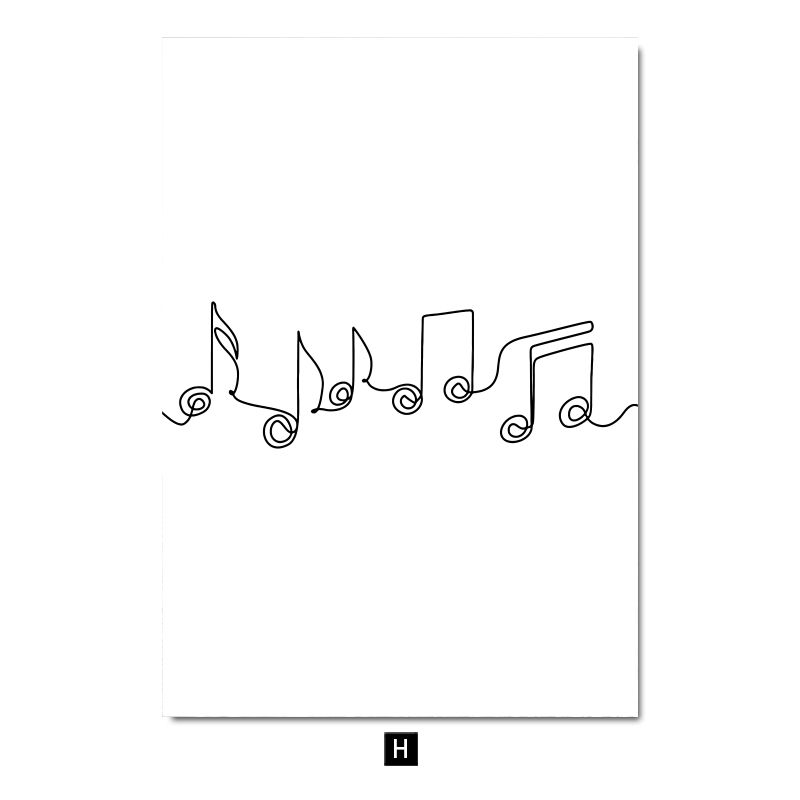 Современный минималистичный музыкальный инструмент, фортепиано, гитара, барабанная установка, музыкальный плакат, скандинавский настенный художественный постер для гостиной, спальни, домашний декор