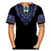 Men's Ethnic Style Print T-Shirt Breathable Athletic 3D Printing