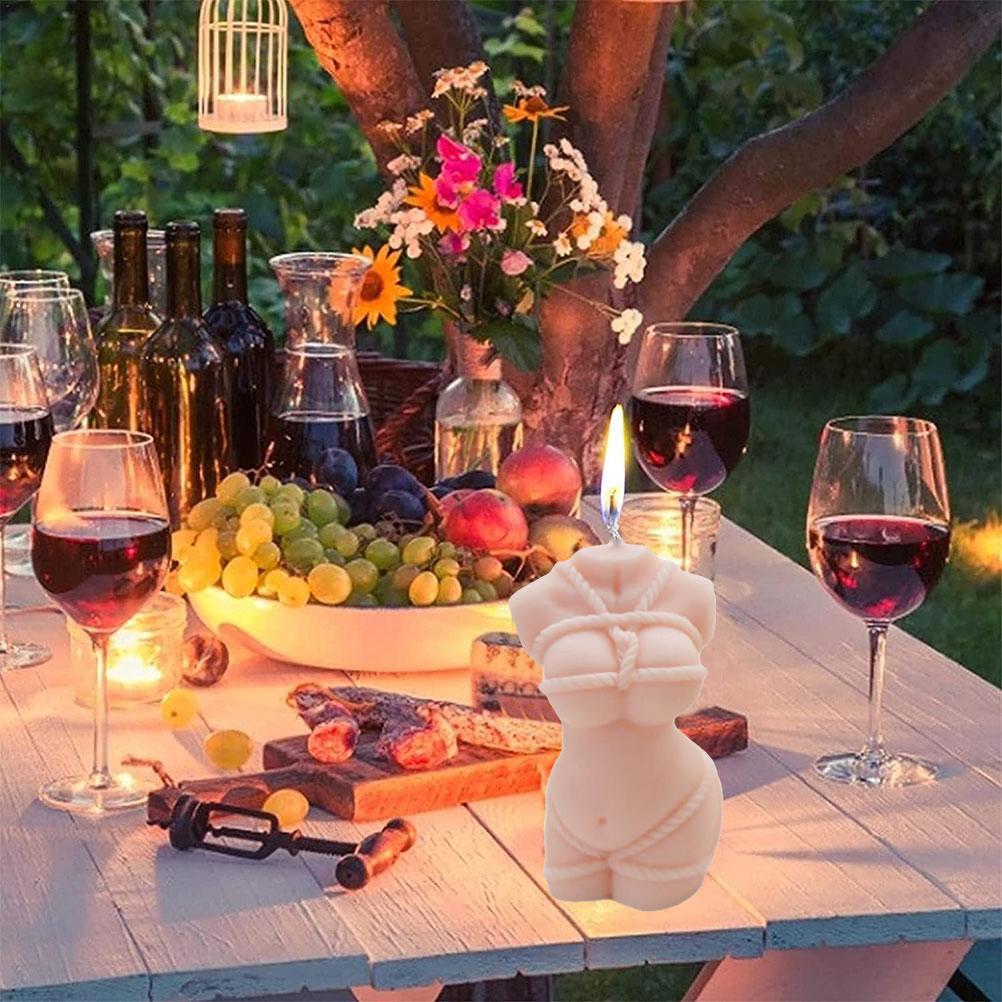 Silicone Human Body Candle Mold Body Art Silicone Mould 3D Female Woman Making Wax Mould Hand Soap