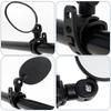 2/4Pcs Bicycle Rearview Mirror 360° Rotation Auxiliary Convex Mirror Handlebar Rearview Mount Cycling Bike Rear View Mirrors