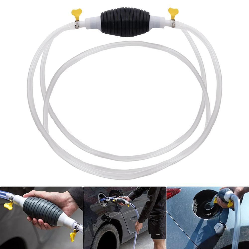 NEW Car Sucker Oil Transfer Fuel Pump Multifunctional Manual Pump for Gasoline Gas Oil Fuel Petrol Diesel Fluid Water Fish Tank