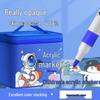 Акриловый маркер - Смываемый, Не растекающийся, Быстросохнущий, Наслаиваемый, Водостойкий маркер для искусства и школы.