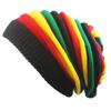 Warm Beret Rainbow Color Pile Cap Outdoors Hip Hop Pleated Hat  Winter