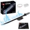 Mold King 10138 Technik Darksaber Building Blocks Set, MOC Light Sword Model Building Blocks, Light and Rechargeable Role-Playing Toy for Kids and